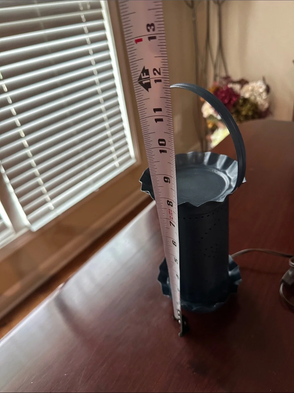 Navy Blue Metal Candle Melt Lamp
